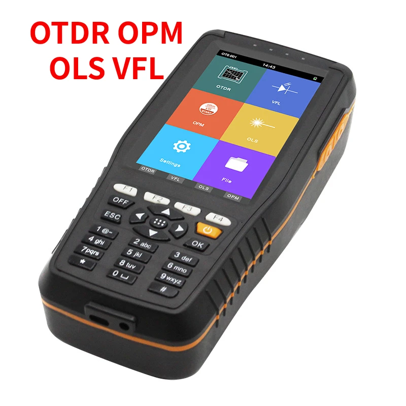 TM290T  Smart OTDR OPM OLS VFL tester with 4inch touch screen tester 1310/1550nm 22/20dB OTDR Optical Time Domain Reflectometer