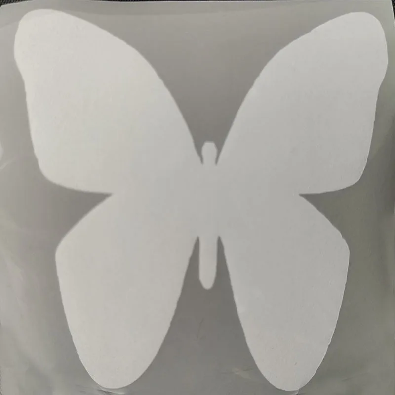 Snowflake Butterfly Heat Transfer Reflective Vinyl Film Sticker For Iron On Clothing Bags Shoes