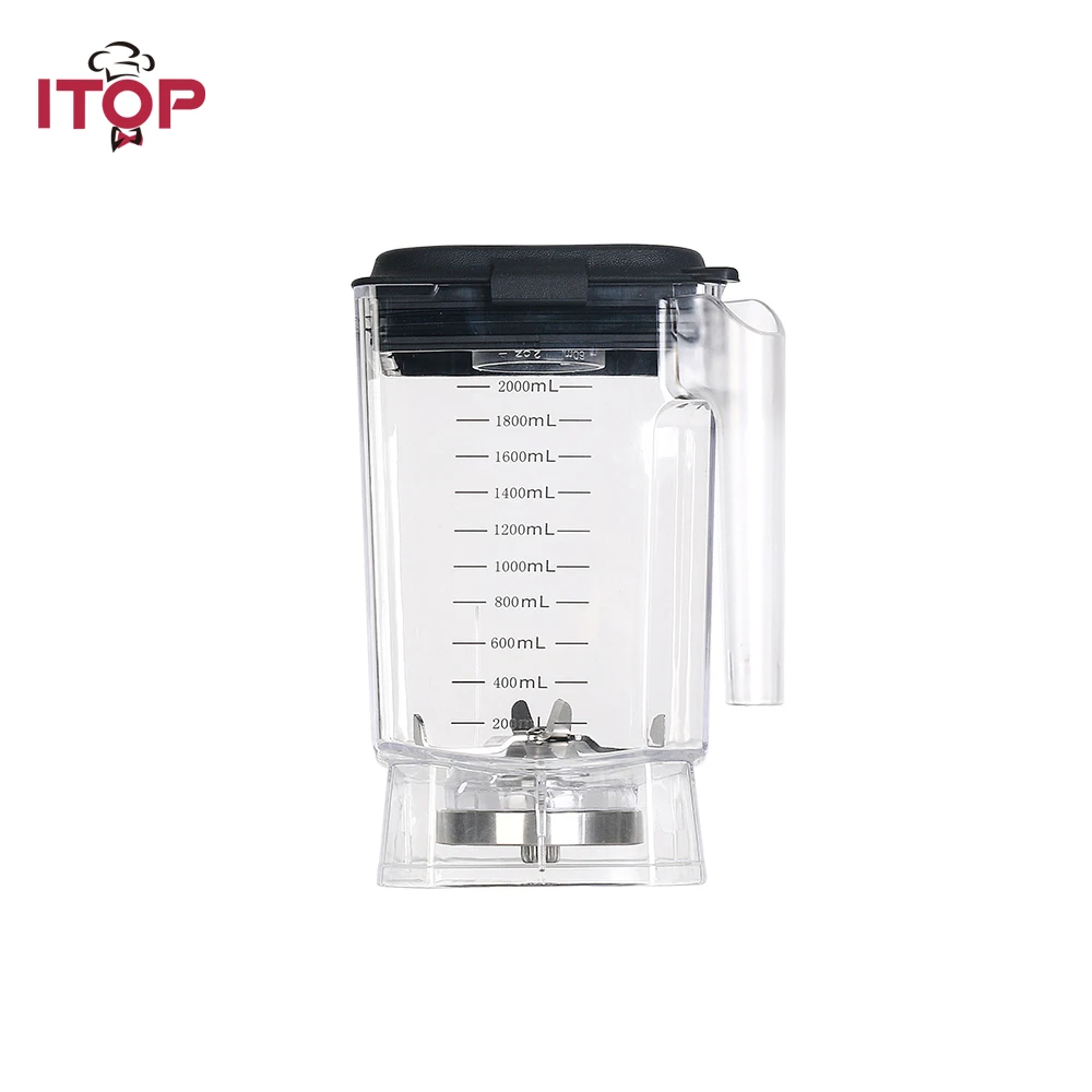 ITOP 2L Jar Assembly Blender Cup For Blender Stainless Steel Blade Sutiable For BD9001&BD9003