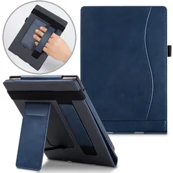 Stand Case for PocketBook 623/624/625/626 Plus/640/641 e-Reader - Premium PU Leather Sleeve Cover with Hand Strap