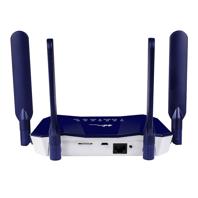 4G LTE CPE Router 300Mbps CAT4 Wireless CPE Routers Unlocked Wifi Router 4G LTE FDD RJ45Ports&Sim Card Slot Up to 25users