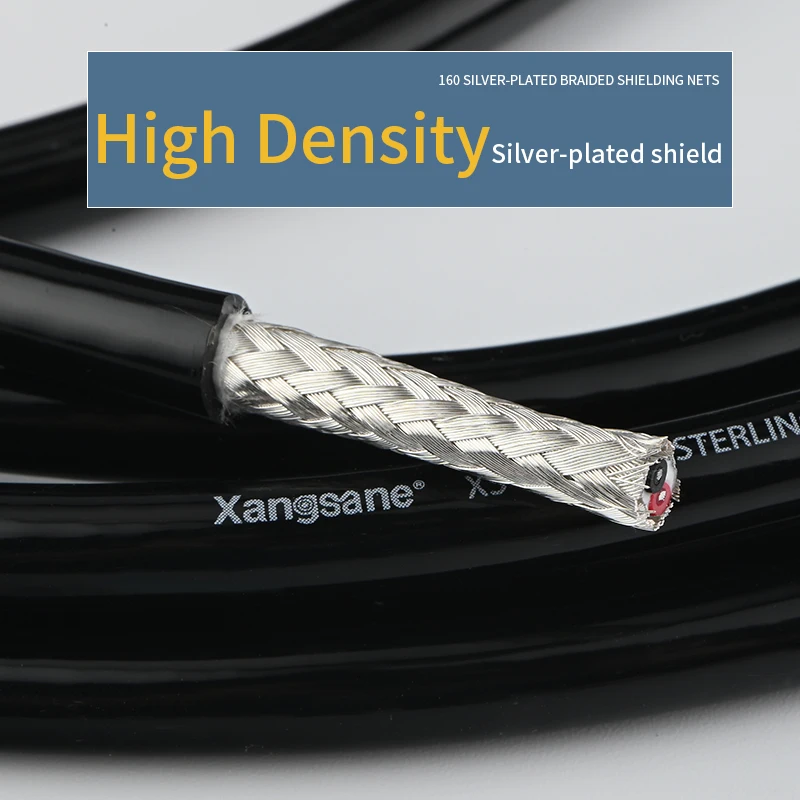 Xangskin XS-1101Ag hifi rca cable 4N single crystal pure silver HiFi xlr cable balance line over machine engineering line