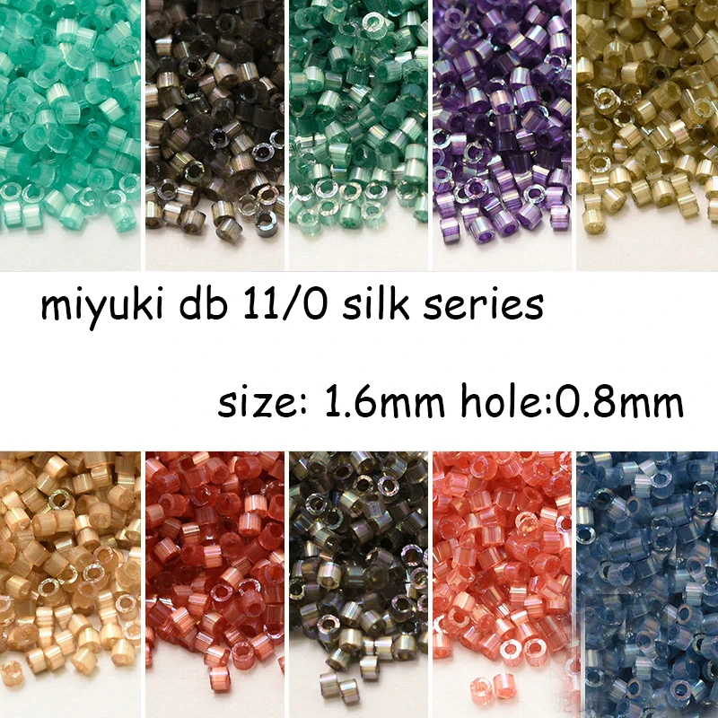 Ozdoba Japan Miyuki Delica Beads DB11/0 1.6mm Beads Silk Series 5G