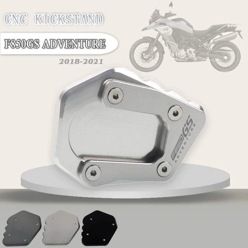 For F850GS Adv F 850GS F850 GS Adventure 2020-2023 Motorcycle Kickstand Foot Side Stand Extension Pad Support Plate Enlarge