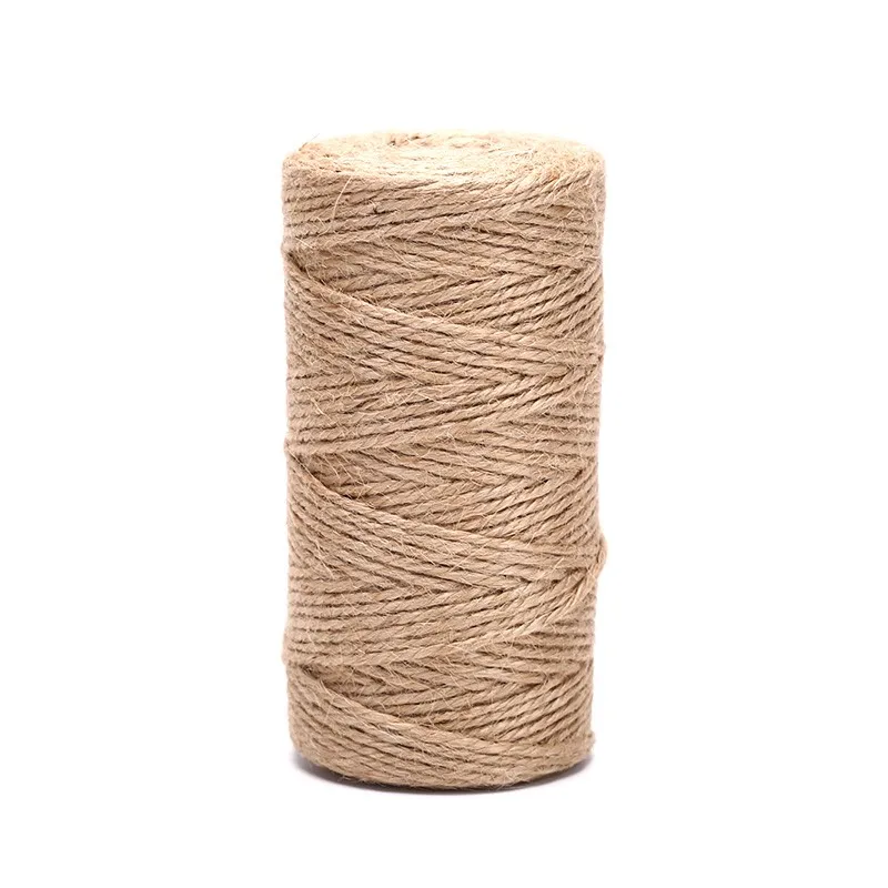 100m Handmade Hemp Linen Cords Rope To Tie Burlap Twine Rope String DIY Craft Decoration Cuerda Yute Corde Chanvre.