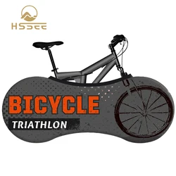 HSSEE Smooth Elastic MTB Cover Soft Shredded Milk Bicycle Tire Cover 700c 26in Road Bike Protective Cover Storage Bags Cycling