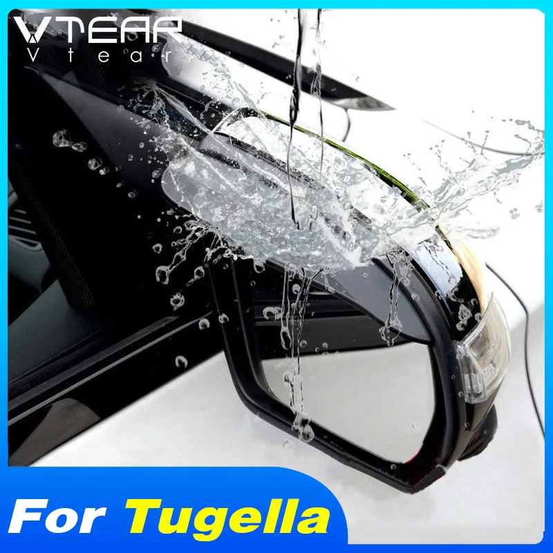 

Vtear Rearview Mirror Visor Rain Eyebrow Exterior Protection Accessory Styling Parts For Geely Tugella Xingyue FY11 Knewstar 001