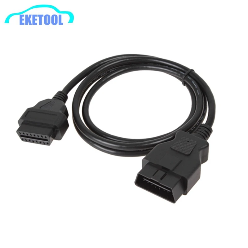 High Quality Male to Female Connector 16PIN OBD OBD2 Car Diagnostic For ELM327 OBDII 16PIN Cable 1.5M 150CM 30CM Extension