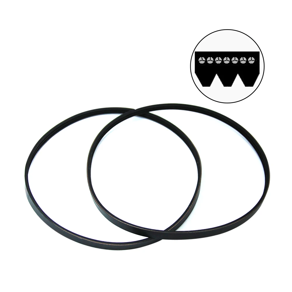 2Pcs 3 Geribbelde Rubber Drive Riem 3PJ605 Vervanging V-Riem Voor Thicknesser Schaafmachine