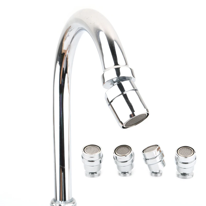 360 Rotate Water Saving Aerator Copper Bathroom Faucet Bubbler Spout Net Bubbler Soft Flower Water Mouth Flowers Prevent Splash