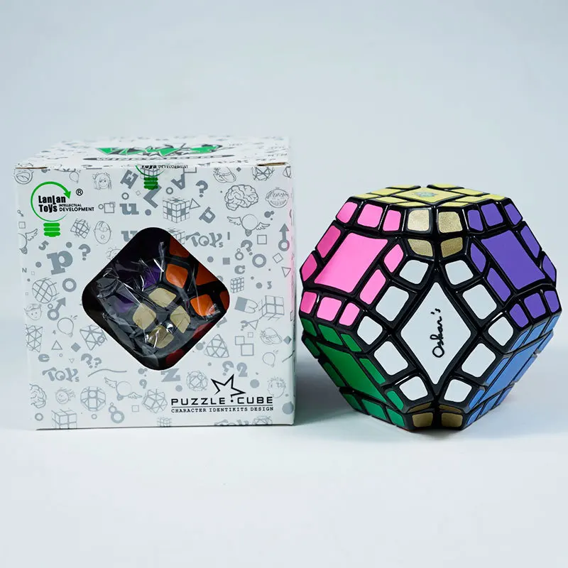 Forma estranha cubos mágicos octaedro irregular cubo professional 3x3 crazy cubo brinquedos educativos para crianças jogos e quebra-cabeças