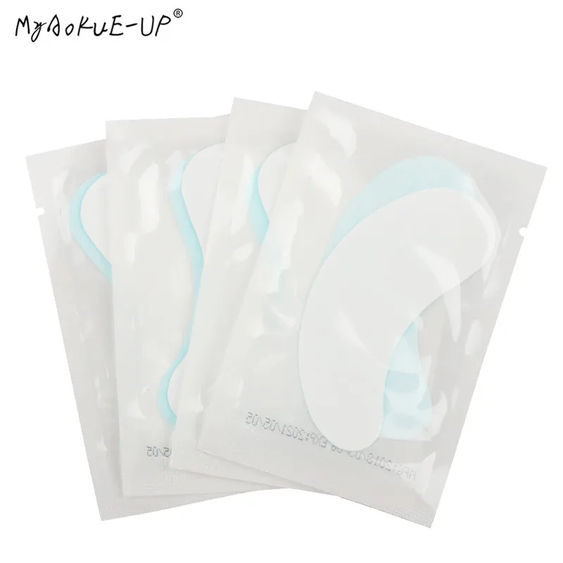 100 pairs/lot Eyelash Paper Patches Pink Pads Under Gel Eye Pads Grafted False Lashes  Extension Makeup Tools