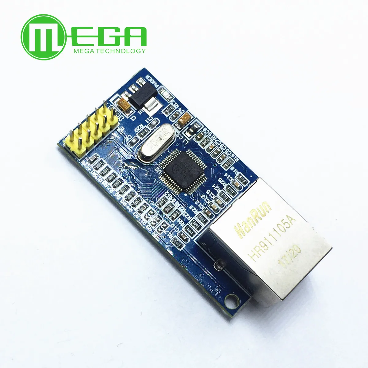 10pcs For Arduino W5500 Ethernet Network Modules For Arduino TCP/IP 51/STM32 SPI Interface 3.3V 5V I/O MCU