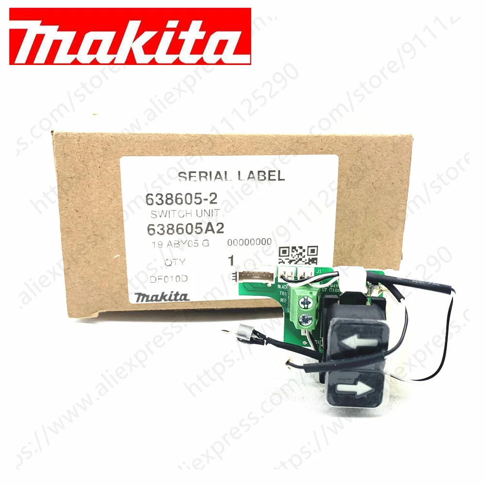 Genuine Switch For Makita DF010D DF012D DF010DSE 638605-2