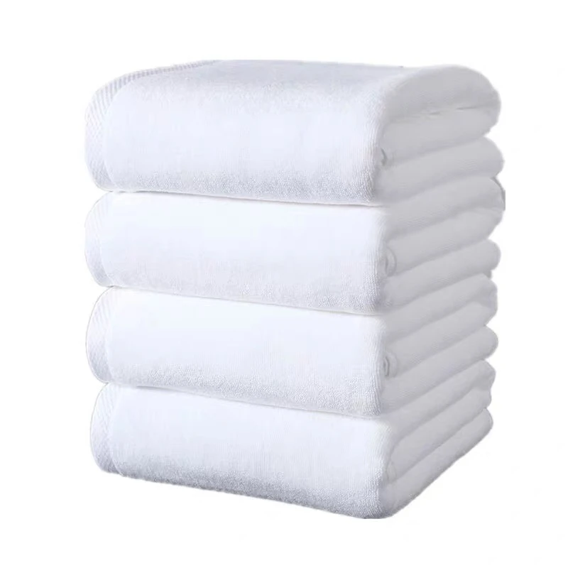 

5 Pieces White Color 5 Stars Hotel Bath Towel 80 x 160 cm High Quality 800 Grams Bath Towel Customize