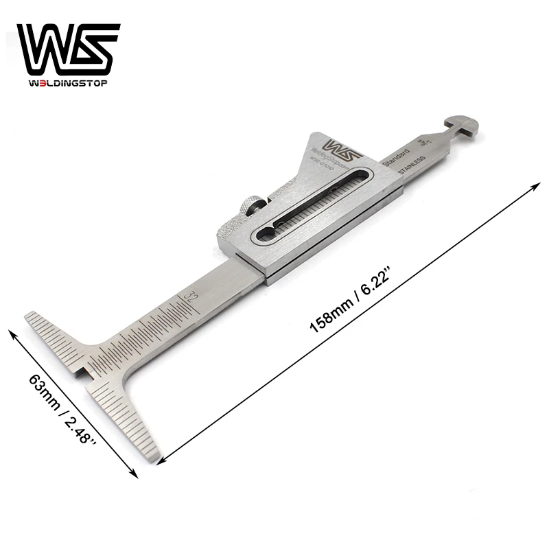 HI LO Welding Pipe Gauge level Measuring Gage inch&metric reading stainless steel