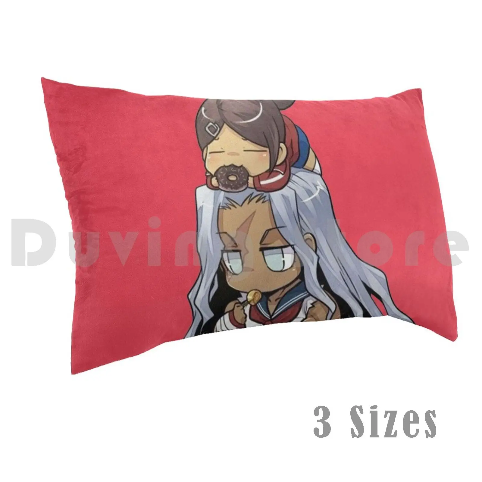 Danganronpa Sakura Waifu Chibi Pillow Case DIY 50*70 Danganronpa Chibi Anime Video Game Makoto Naegi Junko