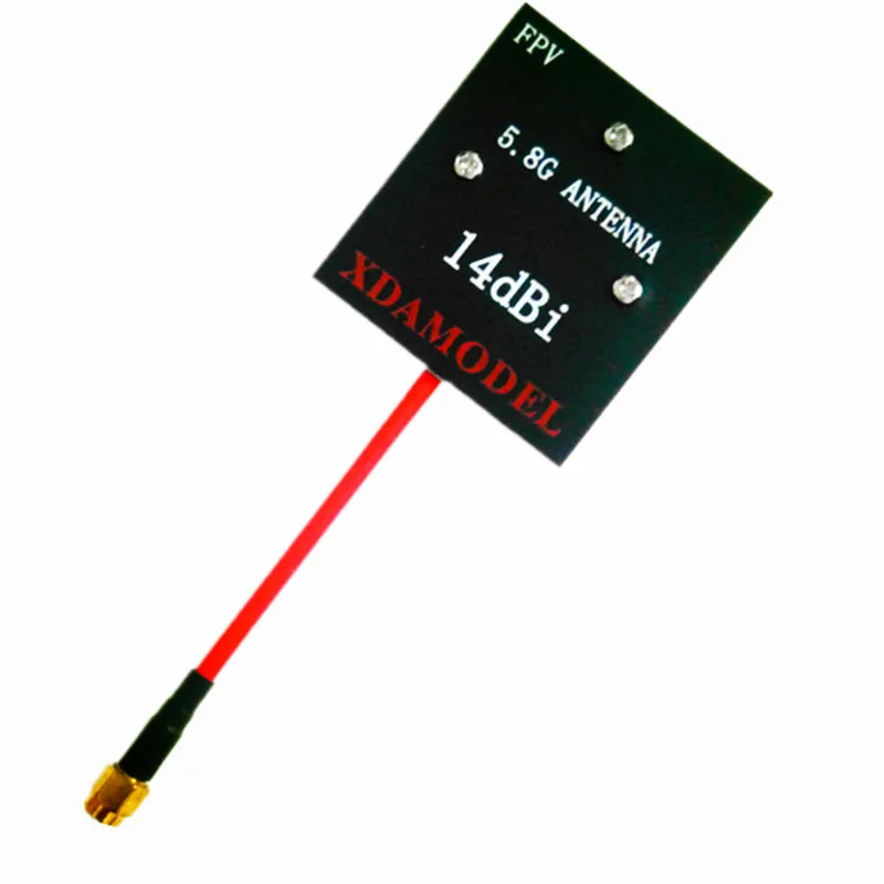 FPV Panel/Patch High Gain 5.8 GHz 14DBi Video/Audio Receiver Antenna for Long Range