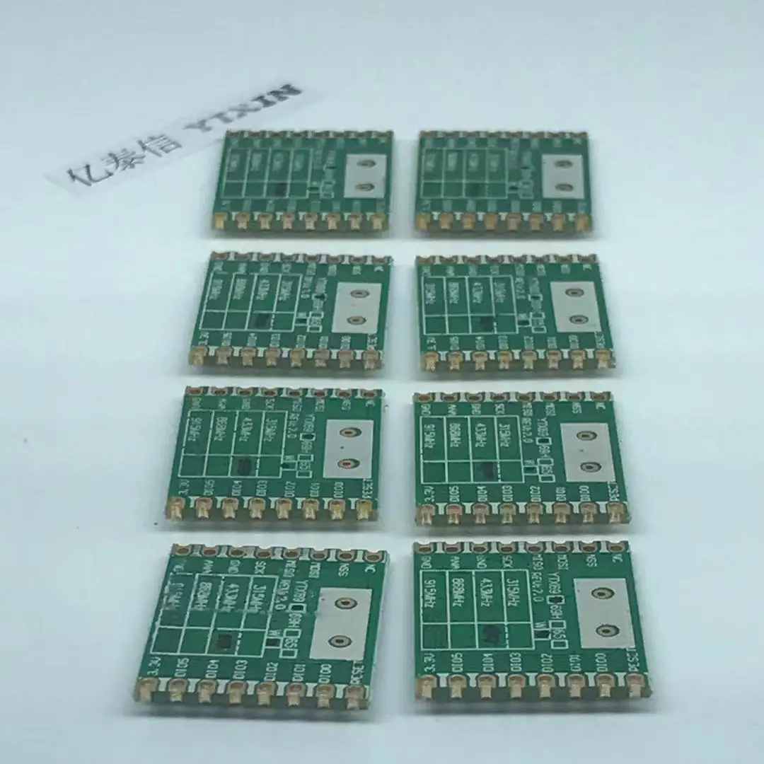 YTX69 315mhz 433mhz 868mhz 915mhz fsk transceptor módulo 13dbm frecuencia (RF \ LORAFSK \ ASK \ OOK) módulo inalámbrico, control remoto \ estabilizad