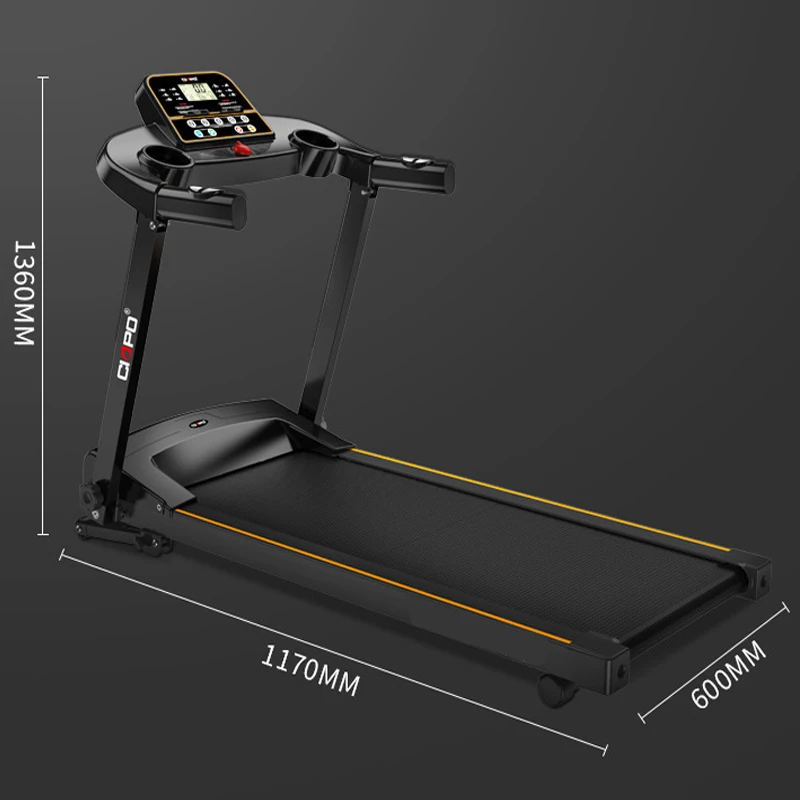 Folding Treadmill Mini Indoor Exercise Adult and Child Sport Mini Multifunction Mute Fitness Equipment Wide Belt Run Training