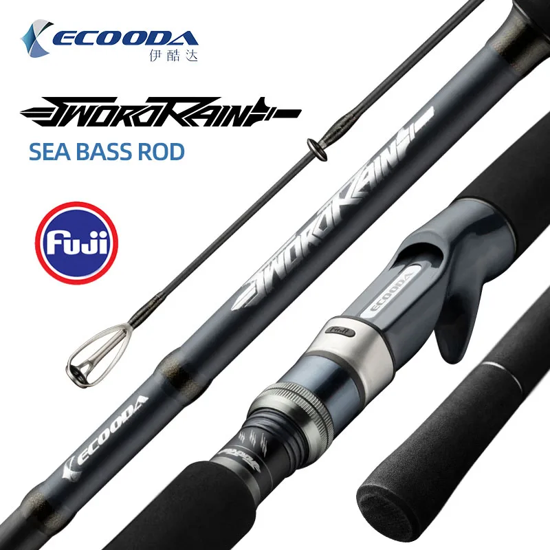 

Japan Quality New ECOODA ESR Sea Bass Fishing Rod 2.1-2.7m Lure WT10-50g PE0.8-3 Throwing Boat Rod Offshore Boat Pole For Bass