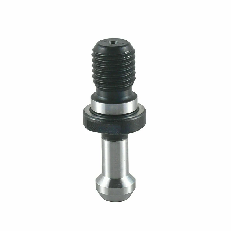 مقبض الاحتفاظ بمسمار التثبيت CAT40 ، 45 درجة ، حامل أداة الطحن CNC ، مضاد للكسر لـ HAAS CAT CNC ، فضي/أسود ، 10 قطعة #3