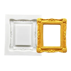 Photo Frame Silicone Sugarcraft Mold Resin Tools Cupcake Baking Mould Fondant Cake Decorating Tools