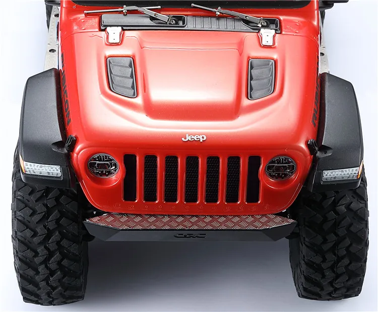 Metal Stereo Rotulagem Shell Car, Logo estéreo, 4*4 jeep, Usado para a atualização de peças de 1:10 RC Track Shaft, axial scx10 III