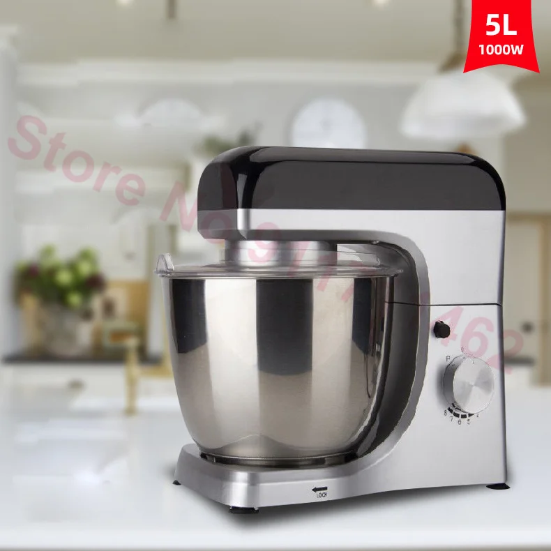 220V/110V Kitchen Food Stand Mixer Professional Blender Cream Whisk Cake Dough Mixers With Bowl Chef Machine