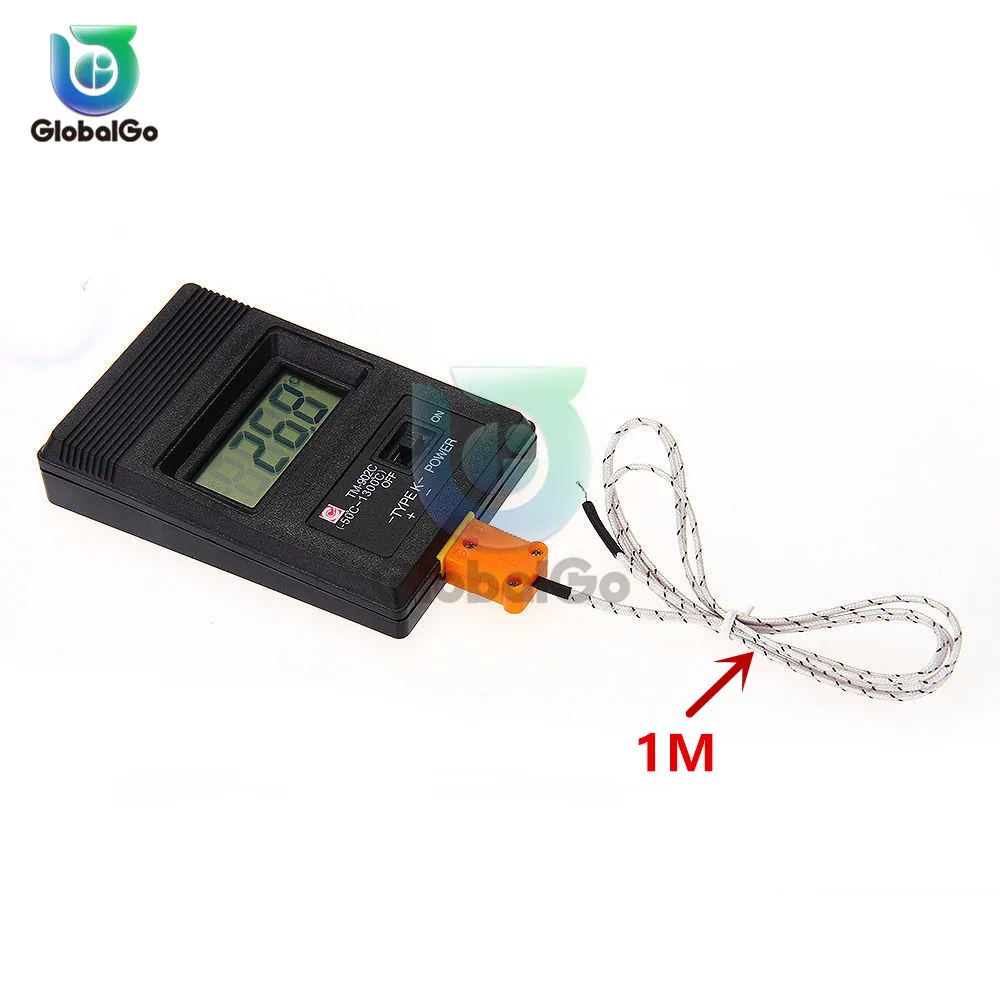 TM-902C -50℃ to 1300℃ Temperature Meter TM902C Digital K Type Thermometer Sensor Detector Tester Thermocouple Probe