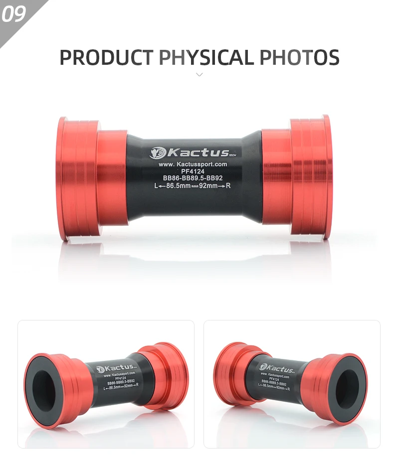KACTUS Tretlager PF4124 BB86 BB92 Passend für Shimano/SRAM GXP Pressfit 41 Breite 86,5-92 Keramiklager 24mm Kurbel Fahrradteile – Detail 12
