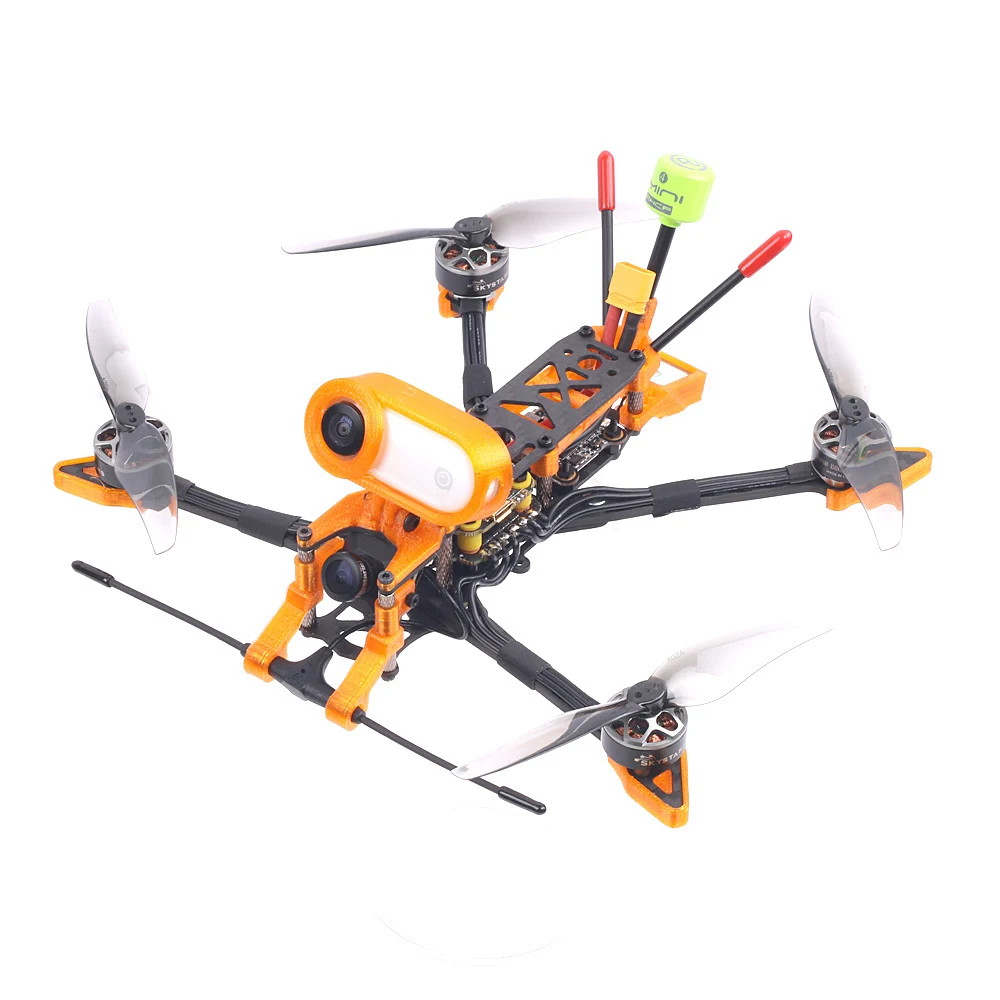 G-FORCE LR4 182mm 4inch Carbon Fiber Long Range Frame Kits Up To 30mins 4S Flight Time Fits 16mm 20mm 25.5mm FLY Stacks