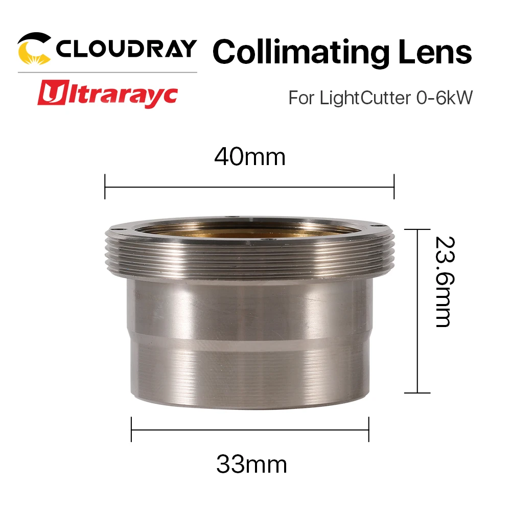 Ultrarayc-lente de enfoque y colimador Prectiec D30 F100mm F125mm 0-6kW con soporte de lente para cortador de luz Precitec