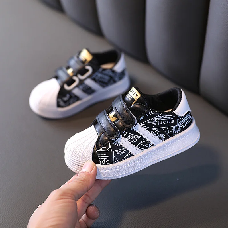 2023 Boys Sneakers Kids Shoes Baby Casual Toddler Girls Running Children Sports Shoe Fashion Light Flat Soft Breathable Sneakers