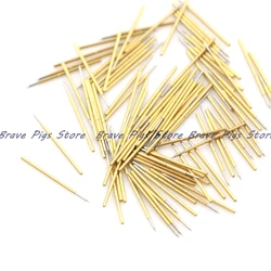 3A 100Pcs/Tasche Edelstahl Frühling Test Probe Pogo Pin P50-B1 Dia 0,5mm Länge 16,35mm Großhandel