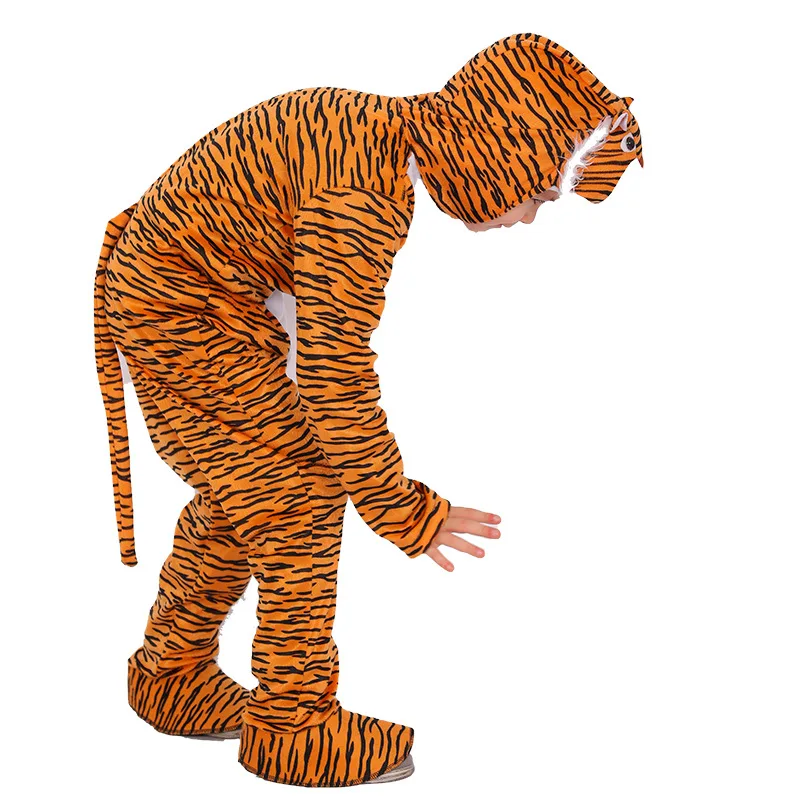 Snailify Kids Tiger Costume Costume di Halloween Boy Animal Cosplay Tiger tuta Girls