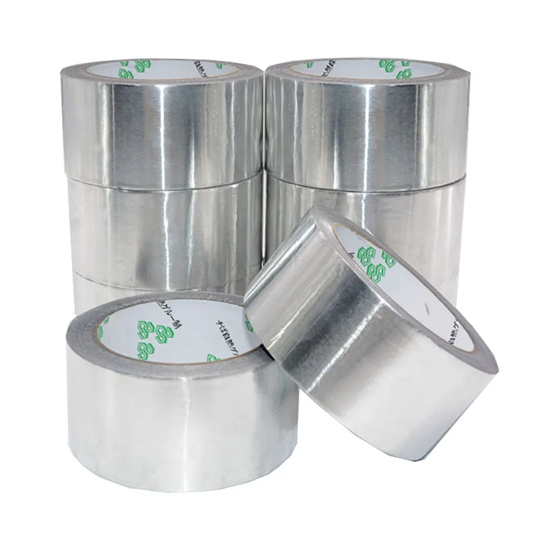 

20M/Roll Aluminium Foil Adhesive Sealing Tape High Temperature Insulation Tapes For Cooker Hood Water Pipe