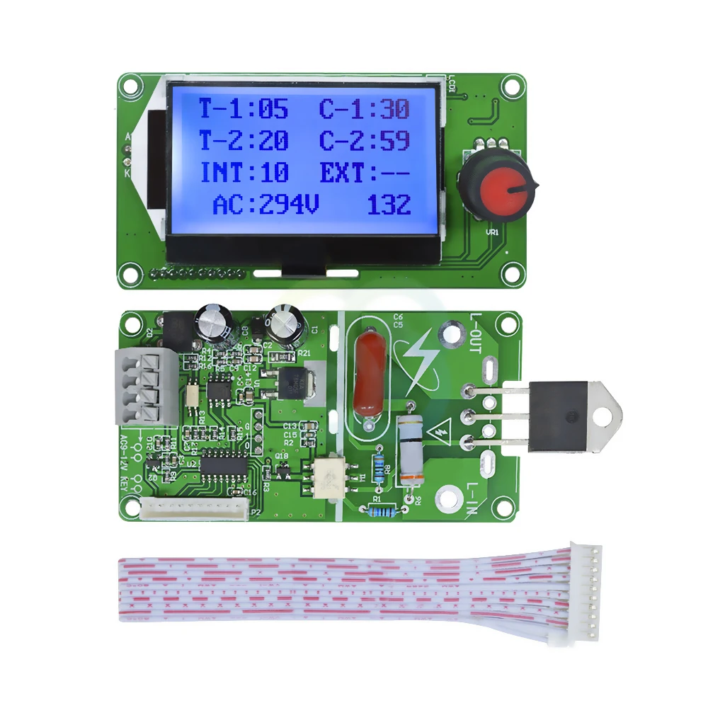 lcd digital duplo pulso codificador ponto soldador modulo de controle maquina solda transformador placa controlador 40a 01