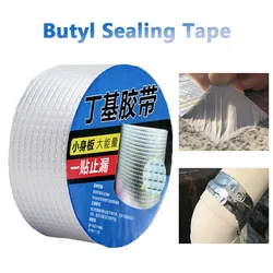 Supersterke aluminiumfolie butyltape waterdicht dikker zelfklevende afdichtingstape voor dakpijpreparatie stop lek stickertape