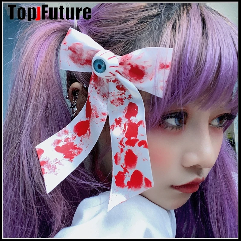 Girl Japanese Samurai Ninja pins Punk BLOOD hairpin headdress pins hair pin Retro tie eye Jesus Cross earth cool dark hair clip