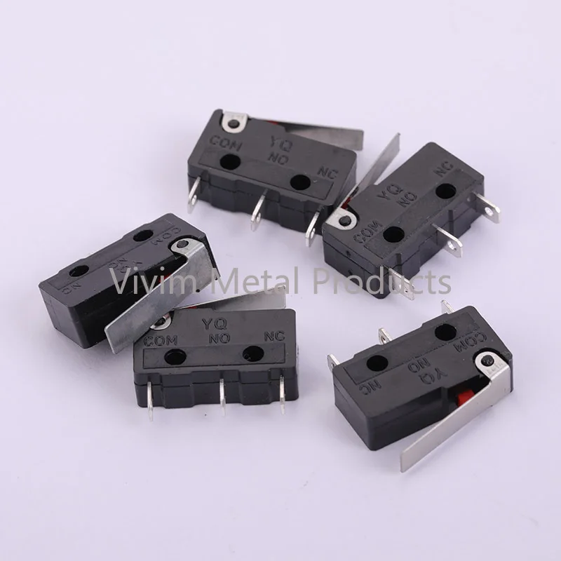 1 PCS Safe And Durable Micro Switch Straight Shank Triangle Switch Size 20mm * 11mm * 7mmCurrent 3A Micro Switch Position Switch