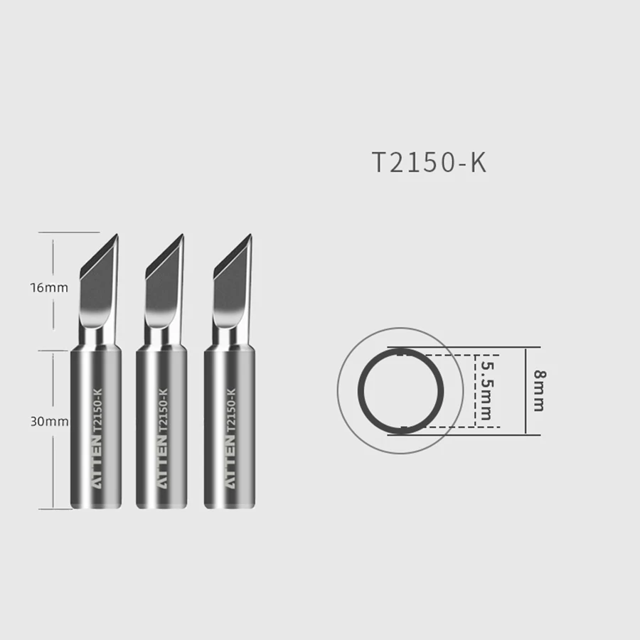 Original ATTEN ST2150 ST-2150 ST2150D ST-2150D Soldering Iron Tip Welding Replace Tips Repair Accessories