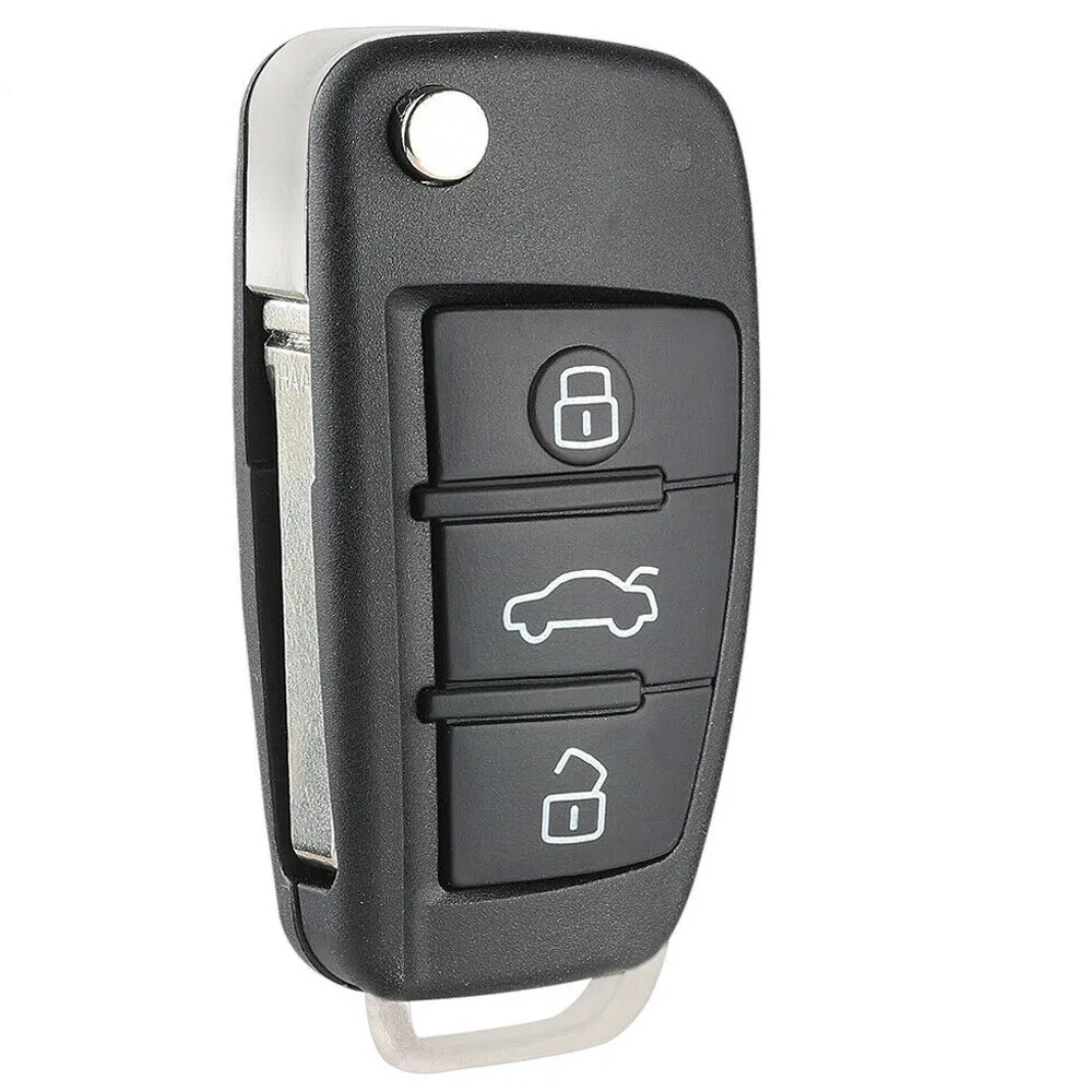 KEYECU Replacement Full Keyless go Smart Flip Remote Car Key Fob 434MHz For Audi A3 S3 2012 2013 2014 2015 8V0 837 220D