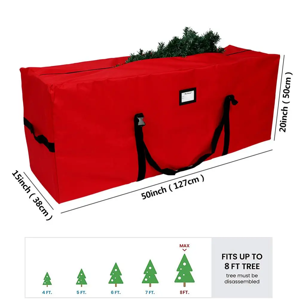 OurWarm Oxford Christmas Tree Storage Bag Outdoor Furniture Waterproof Protect Storage Bag Multi-Function Polyester Large Bag