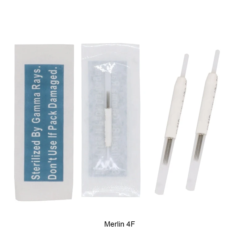 Disposable Tattoo Needle 1RL R2 R3 R5 R7 F3 F4 F6 Permanent Makeup Machine Maquiagem Profissional For Merlin Boithch Pen Use