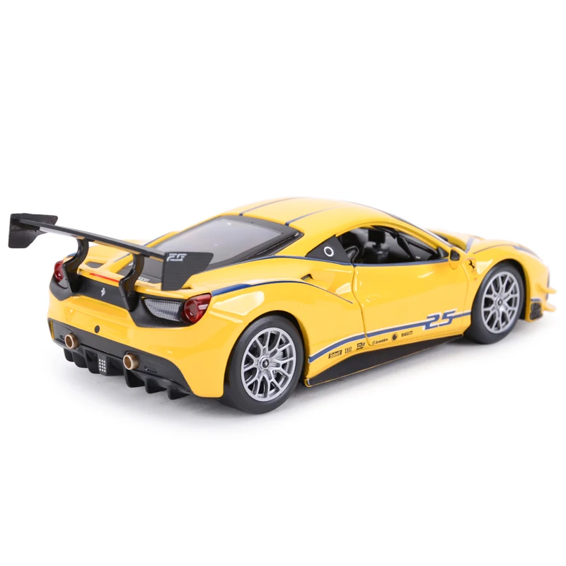 Bburago 1:24 Ferrari 488 Challenge Sports Car Static Die Cast Vehicles Collectible Model Car Toys