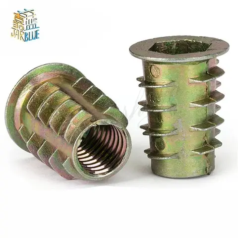 Zinc Alloy Threaded Nuts M4-M8 10-50 pcs JARBLUE