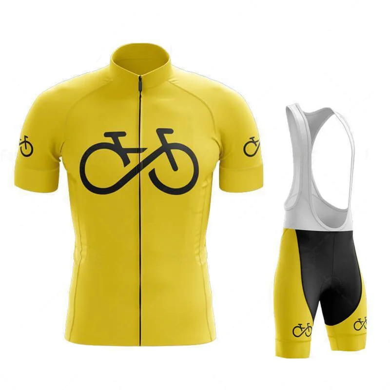 Triathlon professional cycling suit summer cycling suit men's short-sleeved cycling suit mountain bike suit