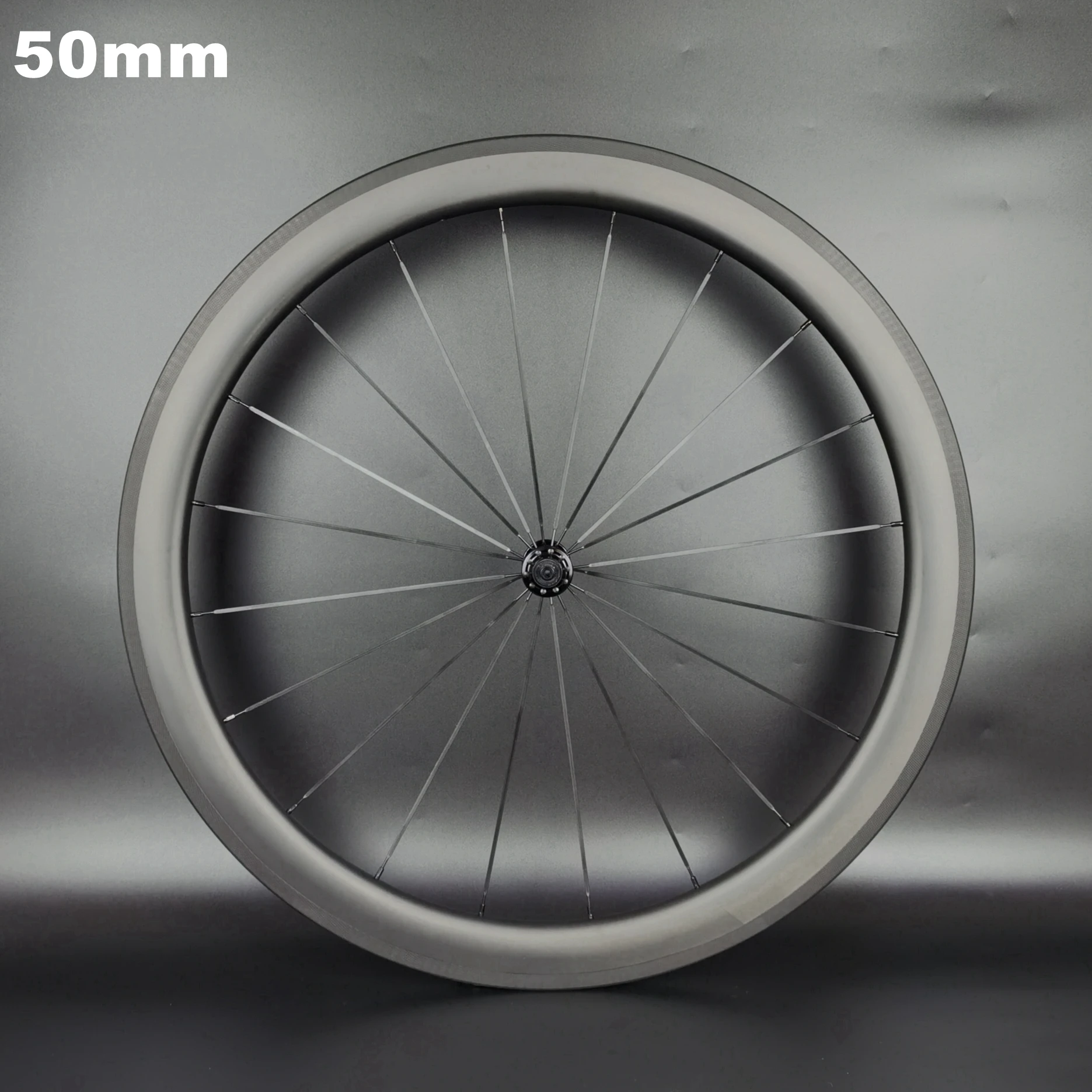 Single Front wheel 700C Carbon 38/50/60/88mm depth 23/25mm width Clincher/Tubeless/Tubular Road bike V-brake front wheel