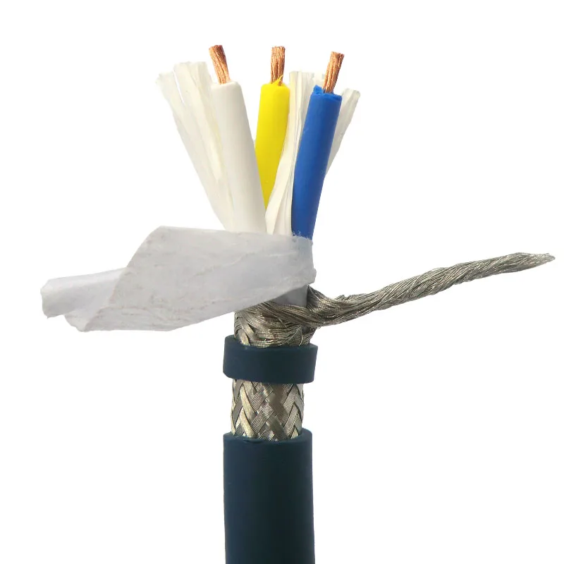 CC-Link Bus Cable 3 core 0.5mm² 20AWG High Flexible Bus Wire withstand 5 millions of Bends